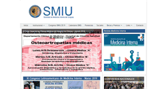 Desktop Screenshot of medicinainterna.org.uy